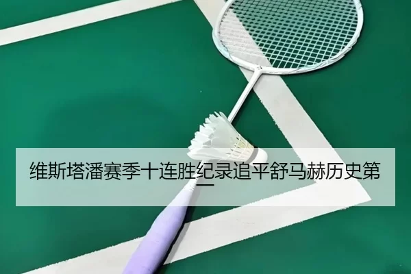 维斯塔潘赛季十连胜纪录追平舒马赫历史第一